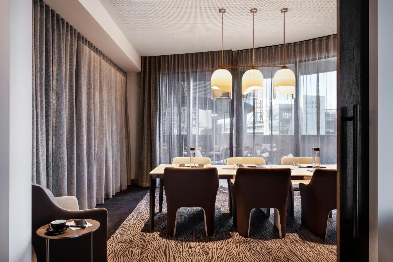 Melbourne Marriott Hotel Docklands Exteriér fotografie The dining room